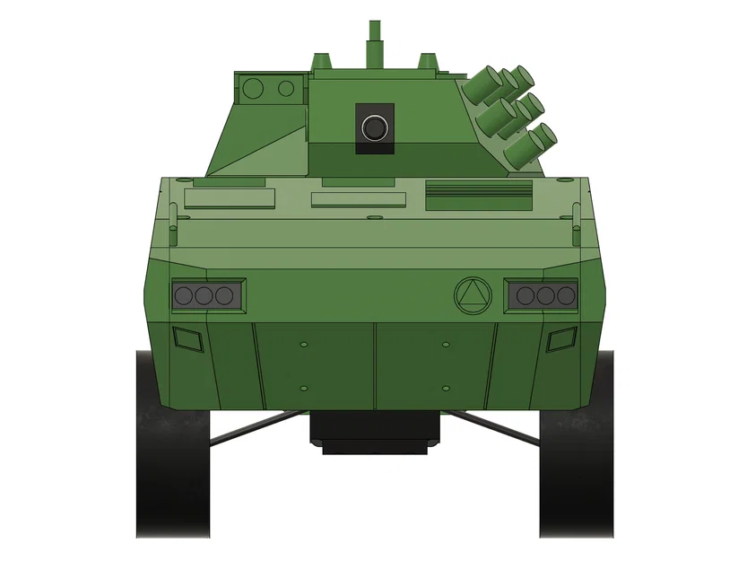RC 8x8 Rosomak APC – Xe bọc thép địa hình 3D printed 8x8 - Image 13