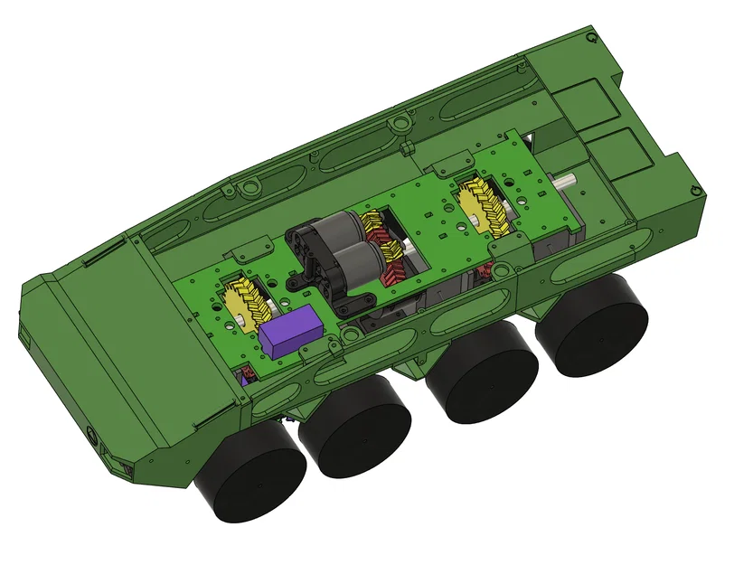RC 8x8 Rosomak APC – Xe bọc thép địa hình 3D printed 8x8 - Image 17