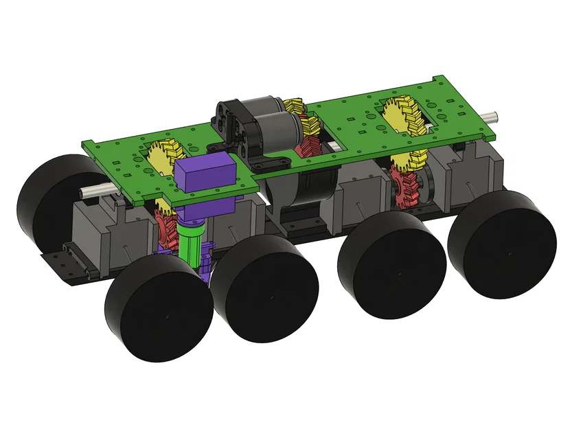 RC 8x8 Rosomak APC – Xe bọc thép địa hình 3D printed 8x8 - Image 18