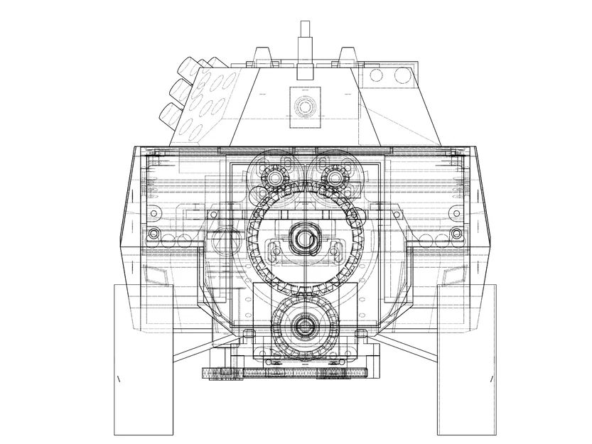 RC 8x8 Rosomak APC – Xe bọc thép địa hình 3D printed 8x8 - Image 20