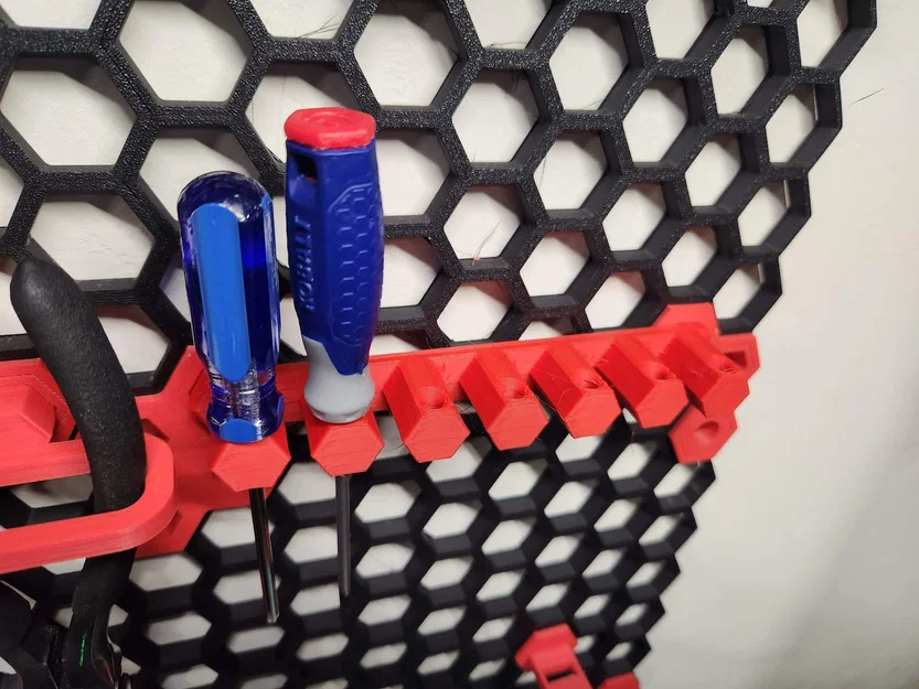 Giá treo tua vít nhỏ cho hệ thống bảng Honeycomb Storage Wall - Image 2