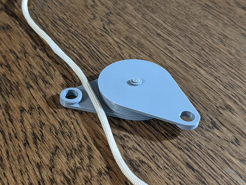 Snatch Block (Ròng rọc kẹp dây) in 3D snap-fit - Image 1