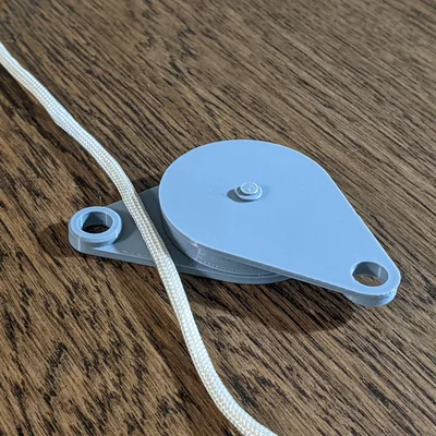 Snatch Block (Ròng rọc kẹp dây) in 3D snap-fit