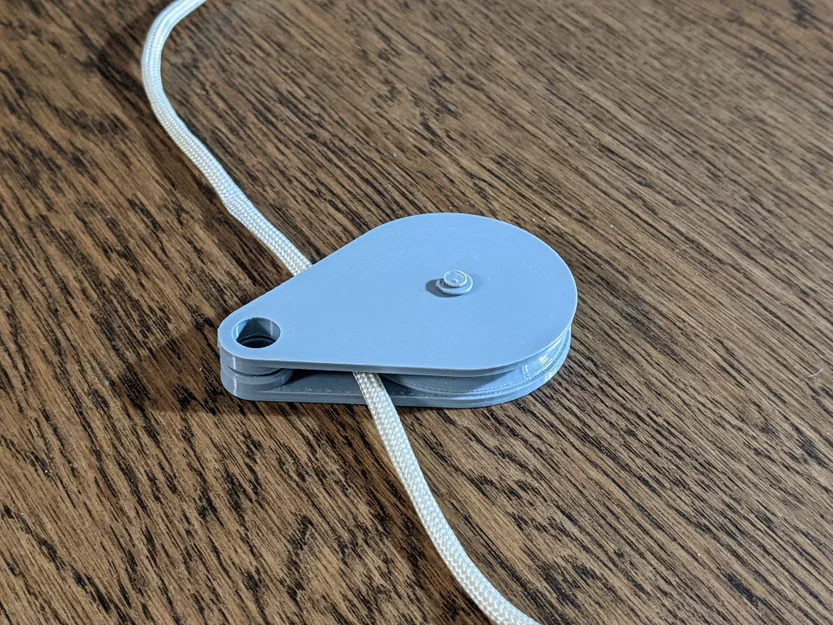 Snatch Block (Ròng rọc kẹp dây) in 3D snap-fit - Image 2
