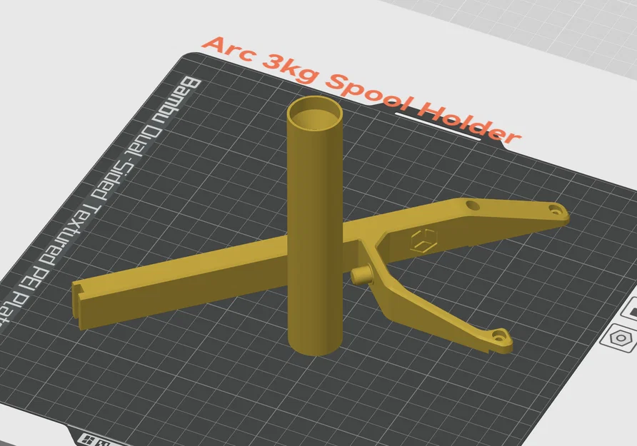Giá đỡ cuộn ARC P1P 3kg (Spool Holder) bản kéo dài - Image 5