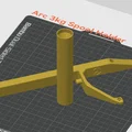 Giá đỡ cuộn ARC P1P 3kg (Spool Holder) bản kéo dài - Thumbnail 5