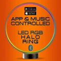 Đèn LED RGB Designer Circle Ring Halo Light Lamp – điều khiển App & theo nhạc - Thumbnail 1