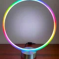 Đèn LED RGB Designer Circle Ring Halo Light Lamp – điều khiển App & theo nhạc - Thumbnail 2