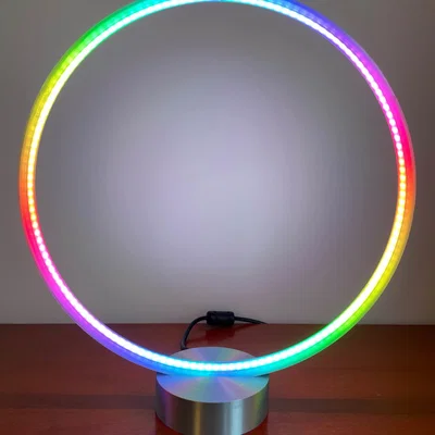 Đèn LED RGB Designer Circle Ring Halo Light Lamp – điều khiển App & theo nhạc