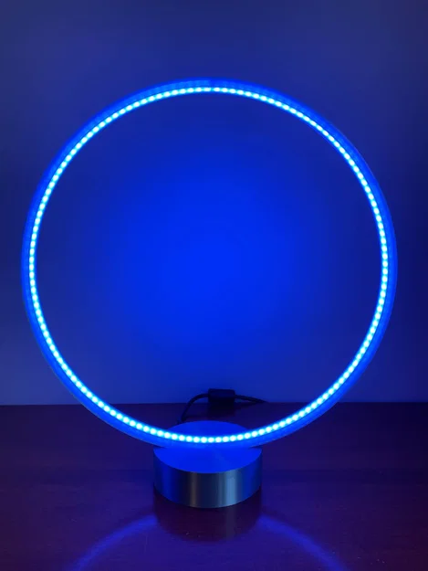 Đèn LED RGB Designer Circle Ring Halo Light Lamp – điều khiển App & theo nhạc - Image 5
