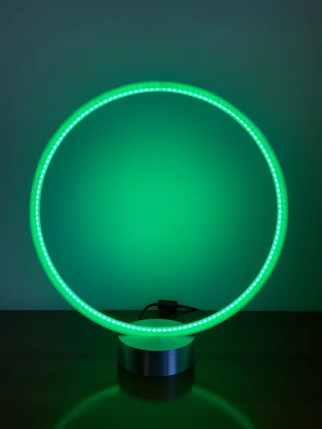 Đèn LED RGB Designer Circle Ring Halo Light Lamp – điều khiển App & theo nhạc - Image 6