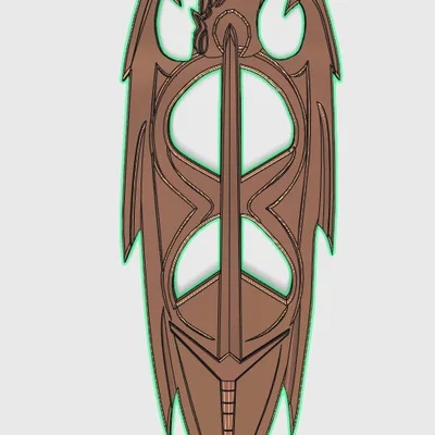Mô hình in 3D Amulet of Akatosh - Phụ kiện Skyrim độc đáo