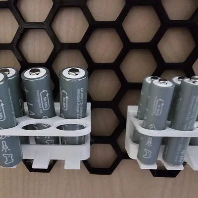 Giá treo pin AA & AAA cho hệ thống Honeycomb Storage Wall (HSW)