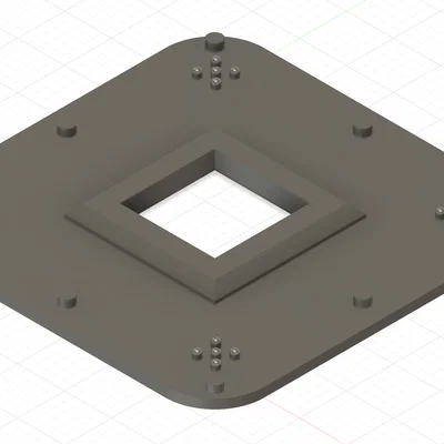 Jig Gắn Nam Châm Cho Gridfinity Baseplate (Gridfinity Baseplate Magnet Jig)