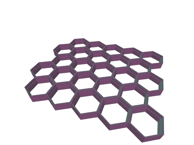 Tấm bảng lưu trữ treo tường Honeycomb Storage Wall 5x5 tiện lợi - Image 1