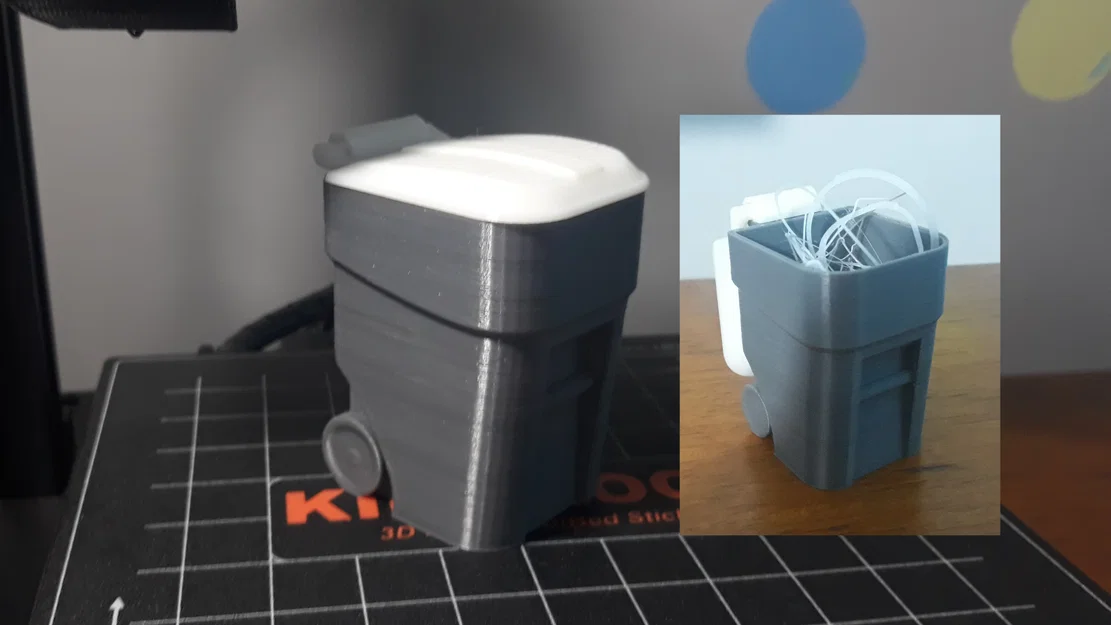 Thùng rác mini - Trash can-Bote de basura - Image 1
