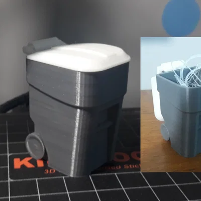 Thùng rác mini - Trash can-Bote de basura