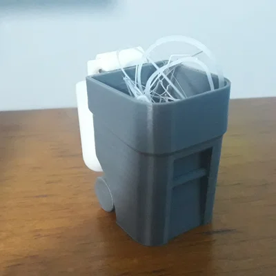 Thùng rác mini - Trash can-Bote de basura