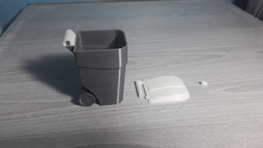 Thùng rác mini - Trash can-Bote de basura - Image 4