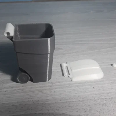 Thùng rác mini - Trash can-Bote de basura