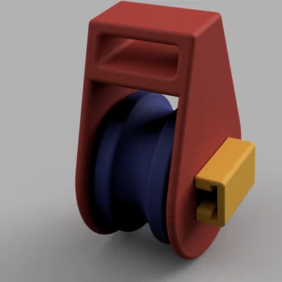 Pulley tham số in 3D hoàn toàn (Fully 3D Printable Parametric-Pulley)