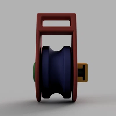 Pulley tham số in 3D hoàn toàn (Fully 3D Printable Parametric-Pulley)