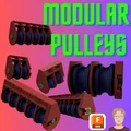 Puly Modular In 3D Hoàn Toàn (Fully 3D Printed Modular Pulleys) - Thumbnail 1