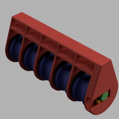 Puly Modular In 3D Hoàn Toàn (Fully 3D Printed Modular Pulleys)