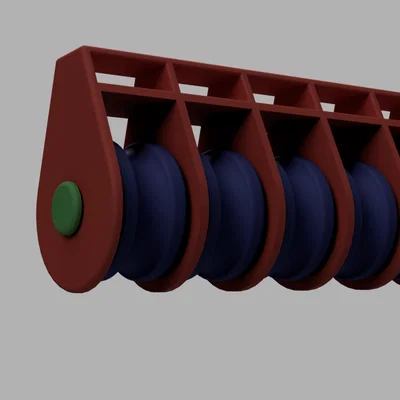 Puly Modular In 3D Hoàn Toàn (Fully 3D Printed Modular Pulleys)