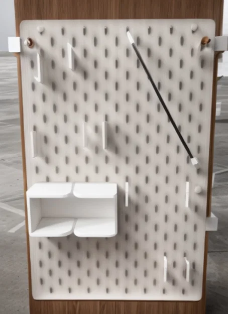 Ngàm gắn pegboard IKEA Skadis cho kệ Kallax - Image 1