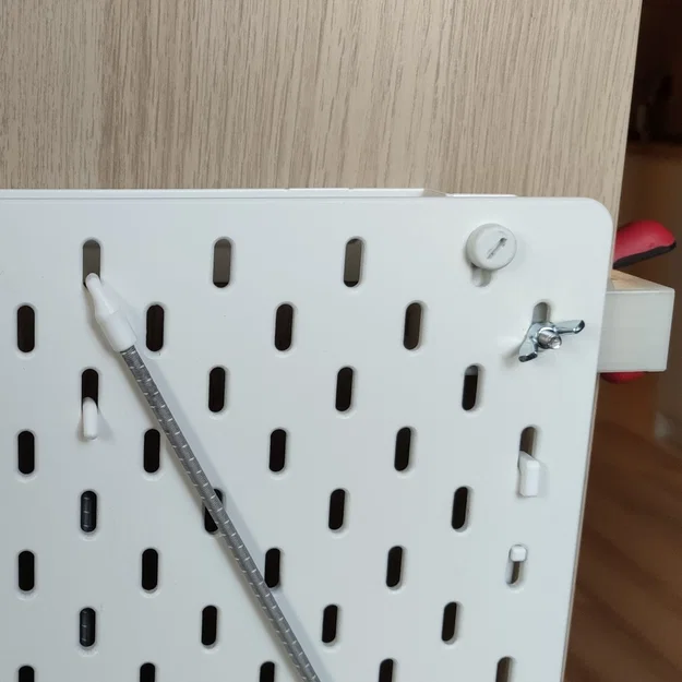 Ngàm gắn pegboard IKEA Skadis cho kệ Kallax - Image 3
