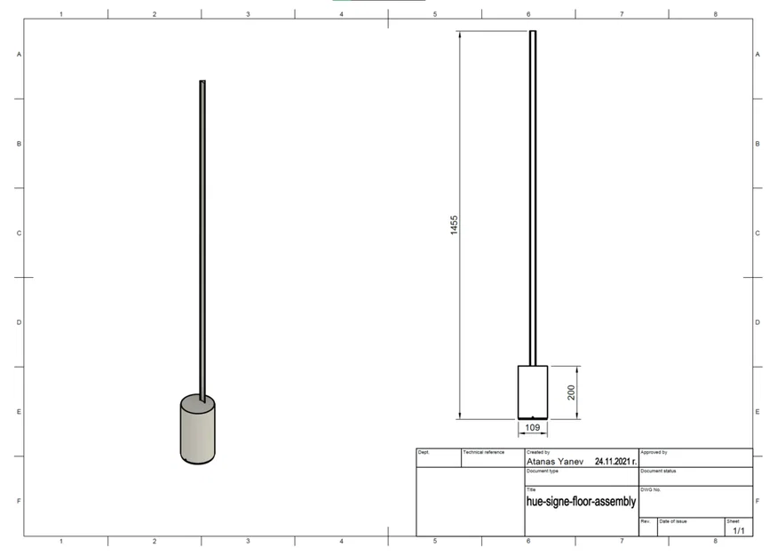 DIYHue Signe: Đèn bàn & đèn cây kiểu Hue Signe in 3D - Image 10