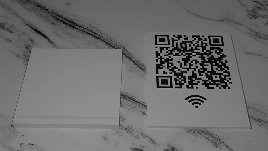 Mô hình 3D Rick Roll WiFi QR Code độc lạ để troll bạn bè - Image 1