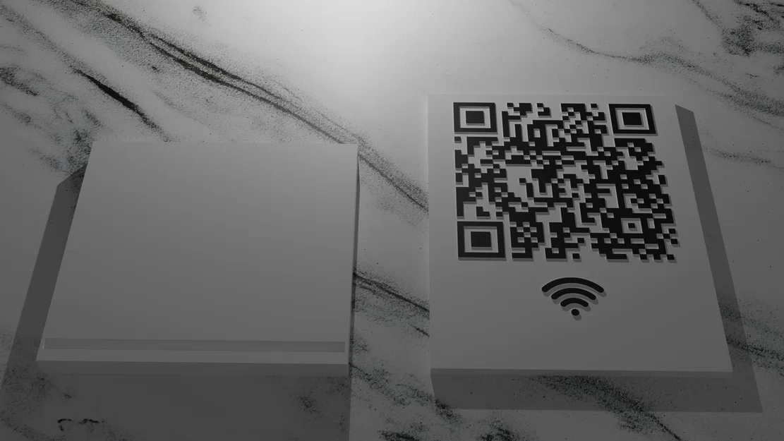 Mô hình 3D Rick Roll WiFi QR Code độc lạ để troll bạn bè - Image 3