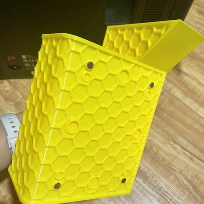 Poop Chute Eco Vase Mode cho Bambu Lab P1P có khe gắn nam châm