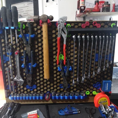 Móc treo spanner cho Honeycomb Storage Wall