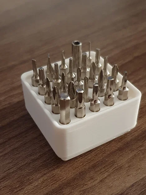 Gridfinity Refined - Khay giữ mũi Precision Bit Holder (chuẩn Refined) - Image 1