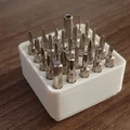 Gridfinity Refined - Khay giữ mũi Precision Bit Holder (chuẩn Refined) - Thumbnail 1