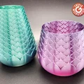 Mẫu lọ hoa Lotus Spiral Vases V2 trang trí độc đáo - Thumbnail 1
