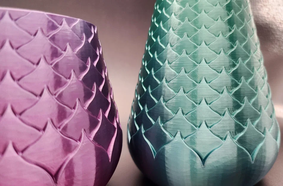 Mẫu lọ hoa Lotus Spiral Vases V2 trang trí độc đáo - Image 2