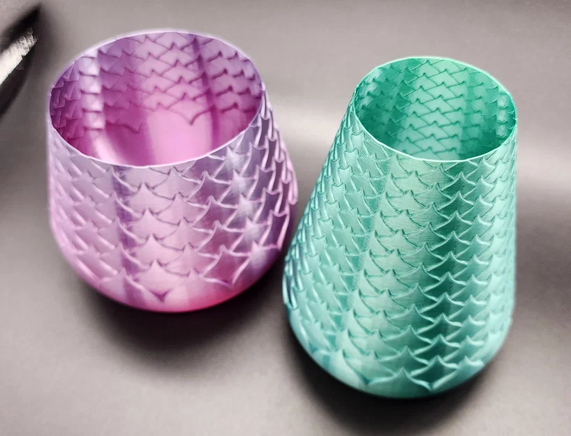 Mẫu lọ hoa Lotus Spiral Vases V2 trang trí độc đáo - Image 3