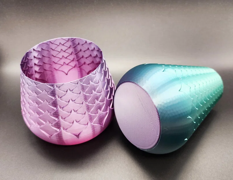 Mẫu lọ hoa Lotus Spiral Vases V2 trang trí độc đáo - Image 4