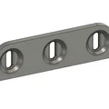 Bệ gắn tùy chỉnh cho bảng Ikea Skådis (Parametric T-Clip) - Thumbnail 1
