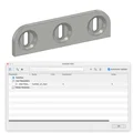 Bệ gắn tùy chỉnh cho bảng Ikea Skådis (Parametric T-Clip) - Thumbnail 2
