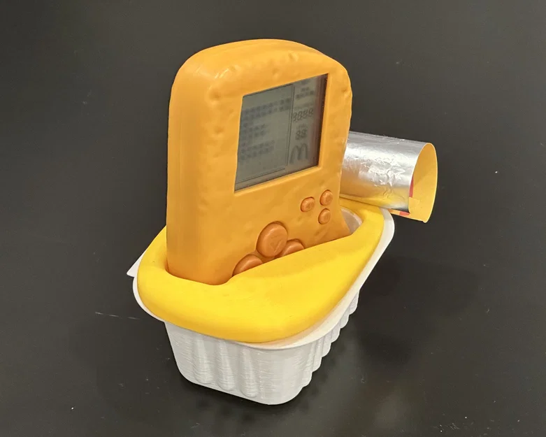Đế dựng cốc sốt McTetris cho máy McNugget Tetris handheld - Image 2