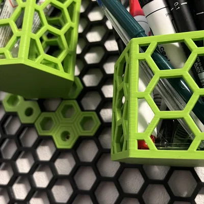 Rổ lục giác HSW v2 đáy kín (HSW hexagonal baskets v2 with full bottom)