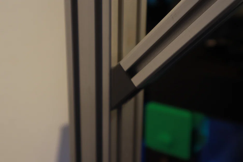 Nắp giằng 45° cho extrusion 20x20 (20x20 extrution 45° degree bracing cap) - Image 2