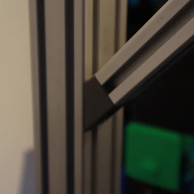 Nắp giằng 45° cho extrusion 20x20 (20x20 extrution 45° degree bracing cap)