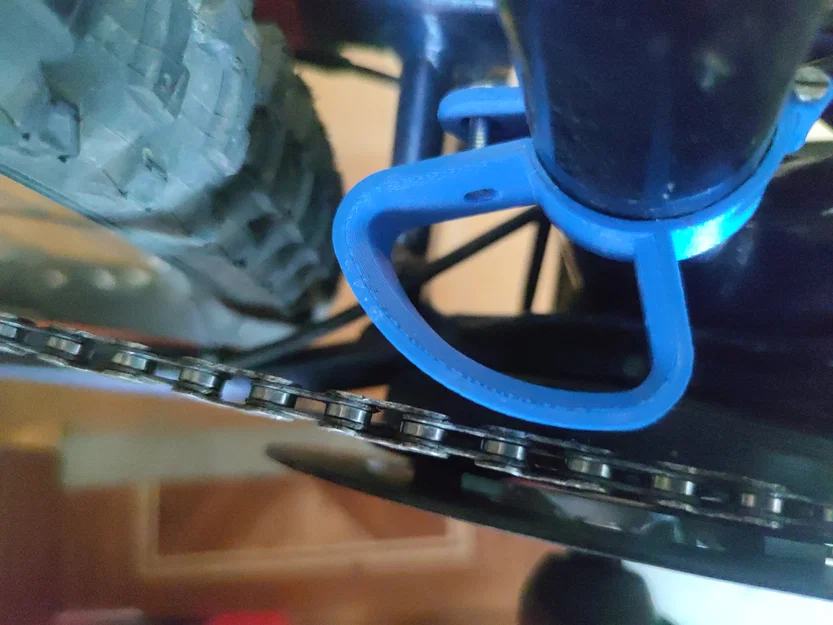Bộ chắn xích chống tuột cho E-bike TSDZ2/Bafang in 3D - Image 1