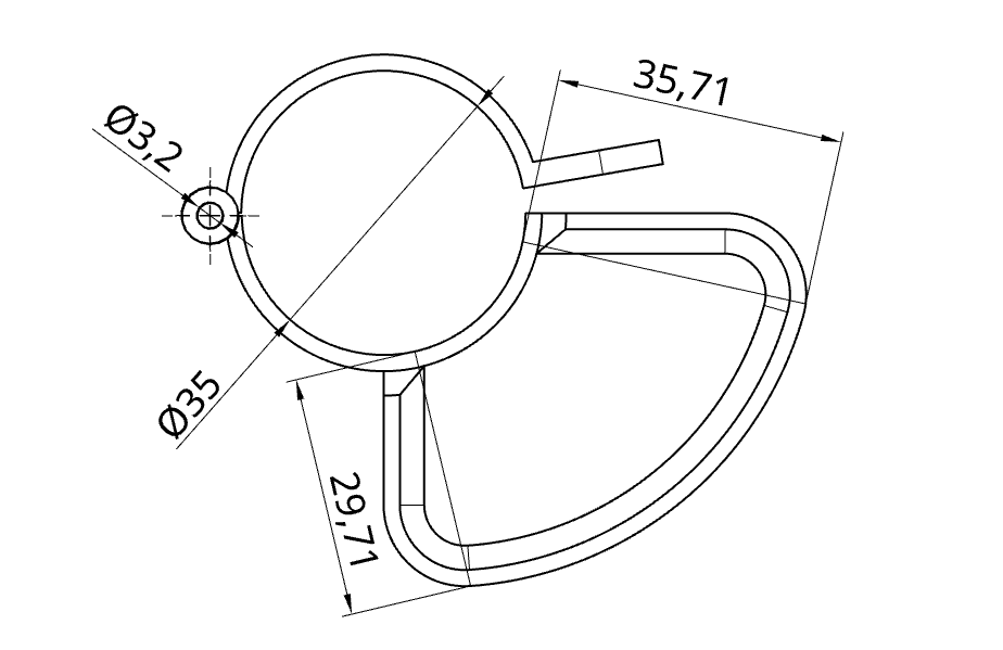 Bộ chắn xích chống tuột cho E-bike TSDZ2/Bafang in 3D - Image 2
